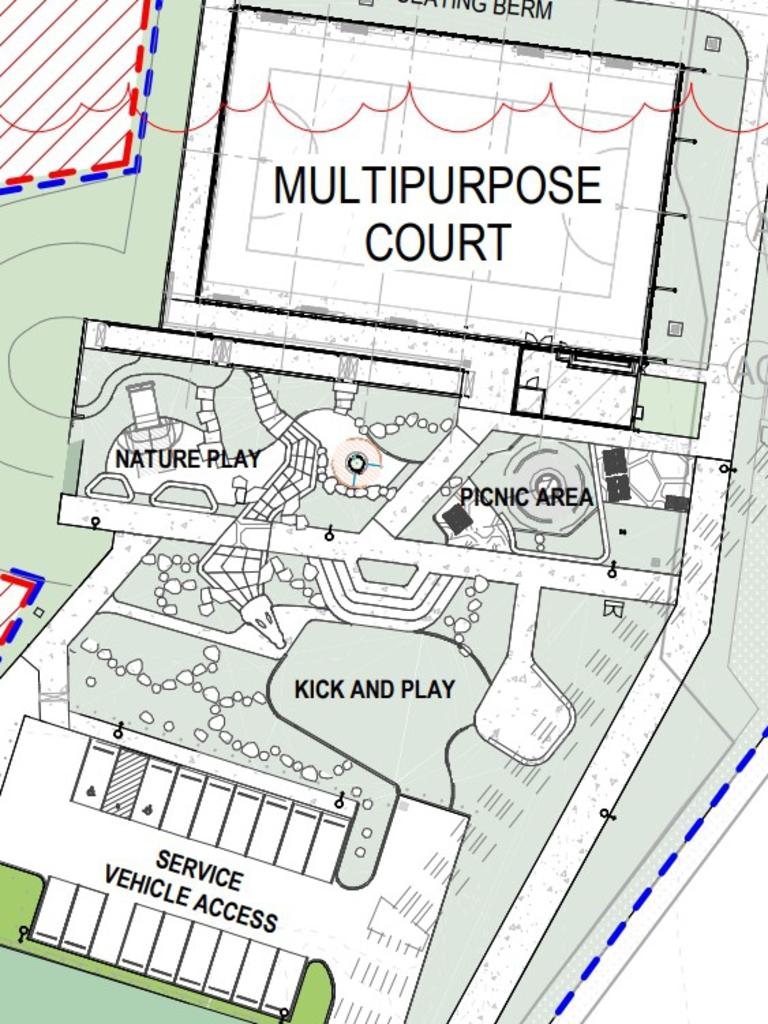 Design plans for Stage 1A of the Northern Beaches Community Hub. Picture: Mackay Regional Council