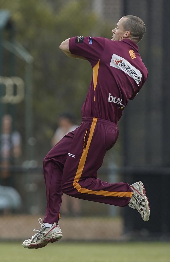 Uniting paceman Brad Dolman bowled well but without reward.