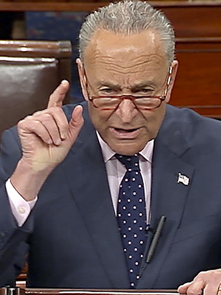 Senate Minority Leader Chuck Schumer. Picture: AP