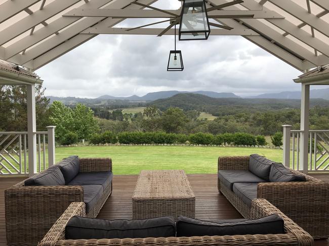 The view from Redledge Cottage, Megalong Valley Station. Picture: Penny Hunter