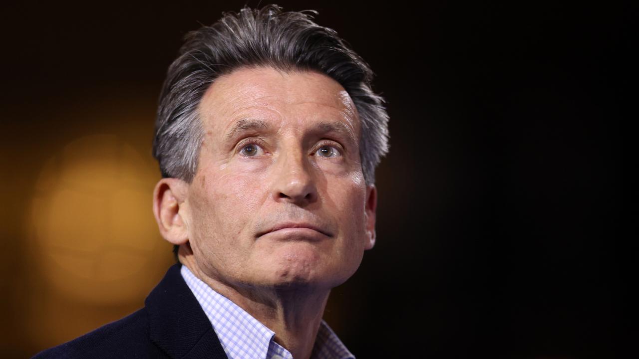 Sebastian Coe, president of World Athletics. (Photo by Alex Pantling/Getty Images)