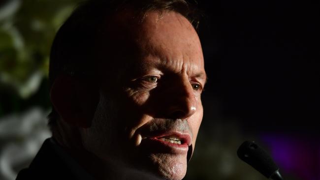 Former prime minister Tony Abbott believes marriage is to protect women and children, yet one in four women experience abuse from an intimate partner. (Pic: Joel Carrett/AAP)