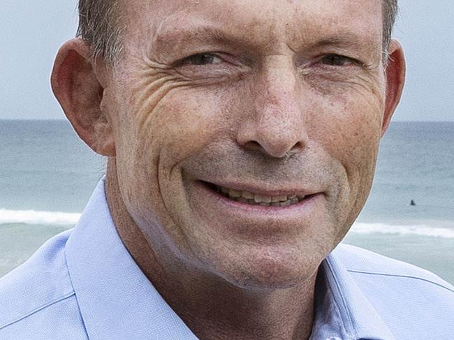 1/2/19: Tony Abbott member for the seat of Warringah at Manly Beach. John Feder/The Australian.