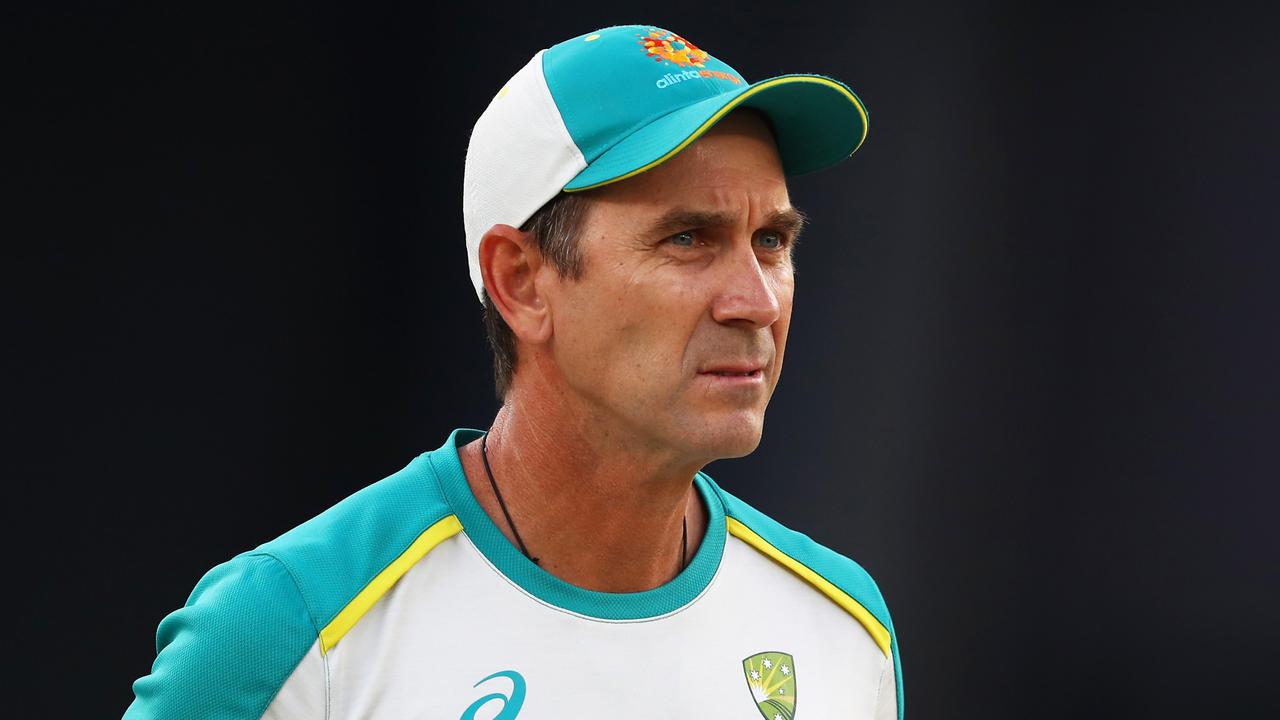 Justin Langer is working on a memoir. Picture: Matthew Lewis-ICC/ICC via Getty Images