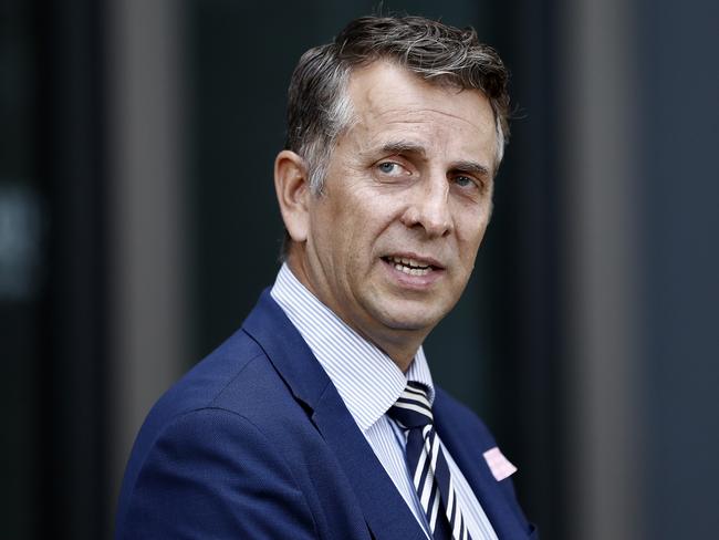 Transport Minister Andrew Constance was very quiet during the Coalition’s party room Zoom meeting this week. Picture: Ryan Pierse/Getty Images