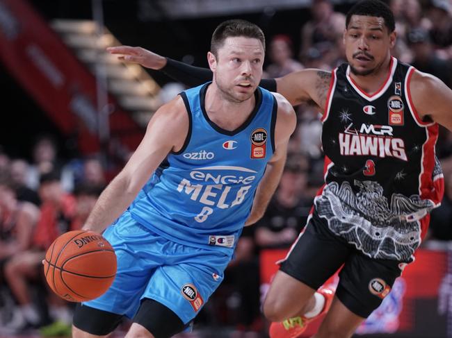 Matthew Dellavedova produced a masterclass against the Hawks. Picture: Melbourne United Media