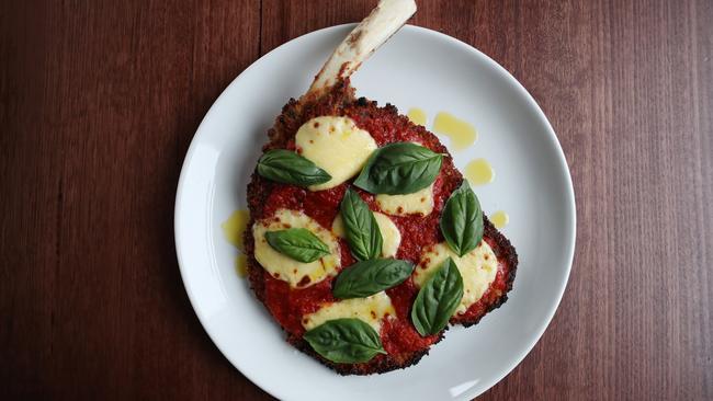 Veal parmigiana at Capitano. Picture: Rebecca Michael