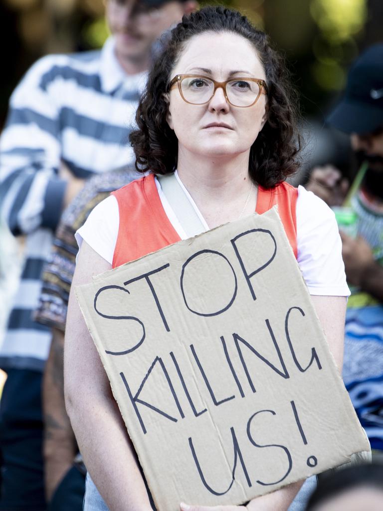 Growing public anger about the shameful death toll from domestic and family violence has forced the issue to the top of the national agenda. Picture: NCA NewsWire / Monique Harmer