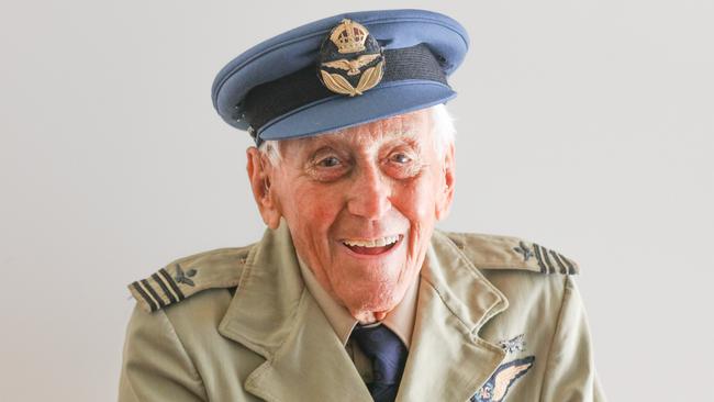 Surviving Bombing of Darwin veteran 101-year-old Brian Winspear is in Darwin for the 80th anniversary.Picture: Glenn Campbell