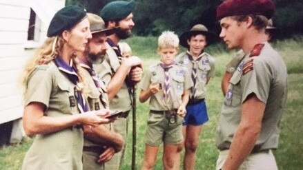 Moira Franklin is seen here in her role as a Venturer leader.