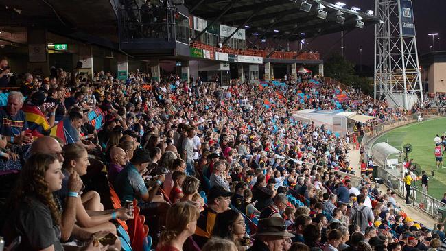 Gold Coast Suns match vs Adelaide Crows at TIO Stadium. Picture: Pema Tamang Pakhrin