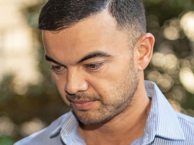 SYDNEY, AUSTRALIA - NewsWire Photos May 05, 2022: Guy Sebastian arrives at the Downing Centre in Sydney.Picture: NCA NewsWire / Christian Gilles