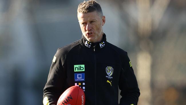 Damien Hardwick has apologised for his antics at the VFL. Picture: Getty Images