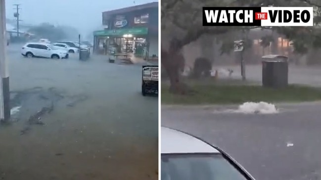 Flooding in Emerald St, Cooroy