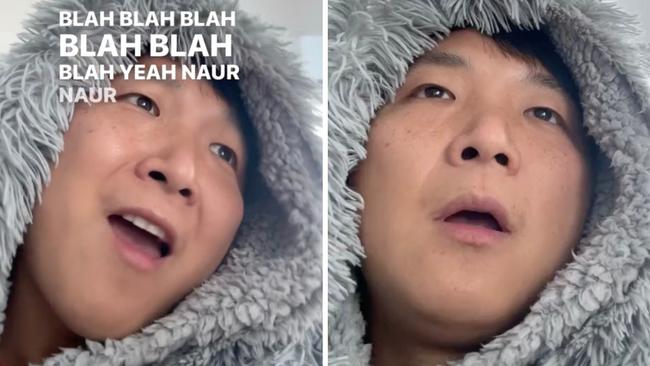 Chris Zou thinks Aussies are liars. Picture: TikTok.