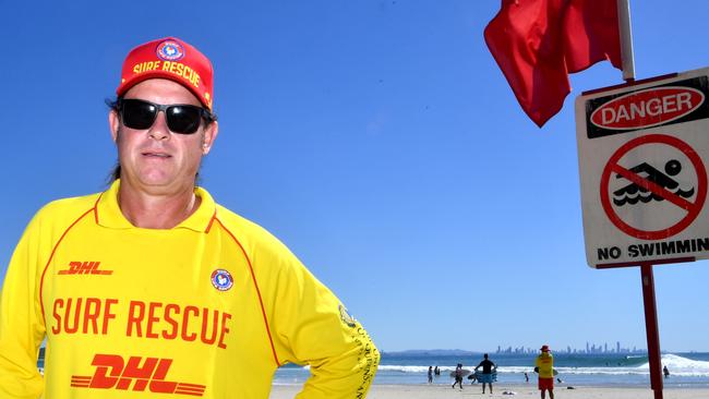 50 year old Gaven Shepherd at Rainbow Beach. Picture: John Gass