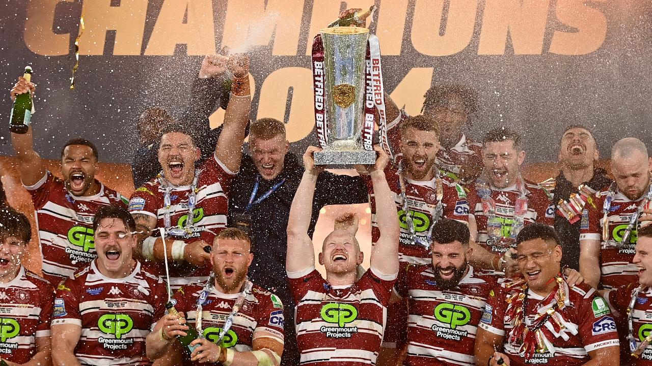 Liam Farrell of Wigan Warriors. Photo by Gareth Copley/Getty Images