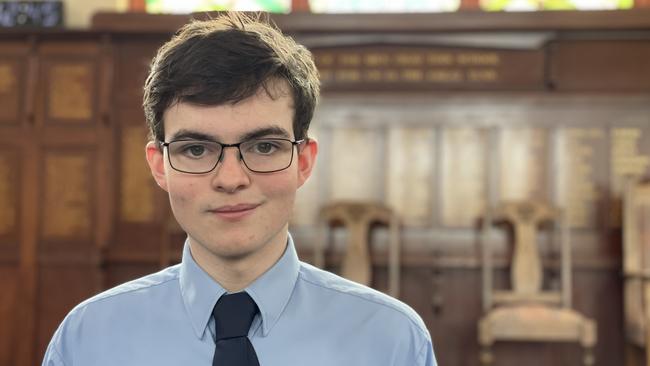 Ballarat High School dux Todd McGinley.