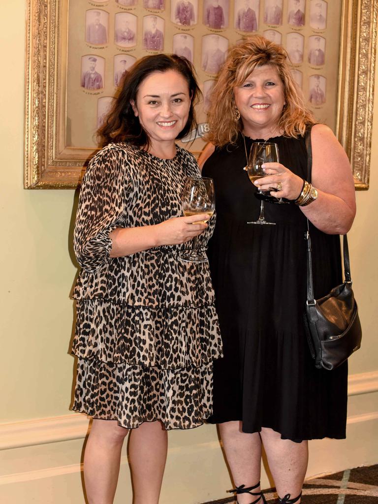 Liliana Molina and Leesa Baker at Customs House for the A Very Moët Christmas event presented by the Effervescence Luncheon Series and hosted by champagne educator Amanda Reboul. Socials: Damien Anthony Rossi Picture: Ange Costes Photography