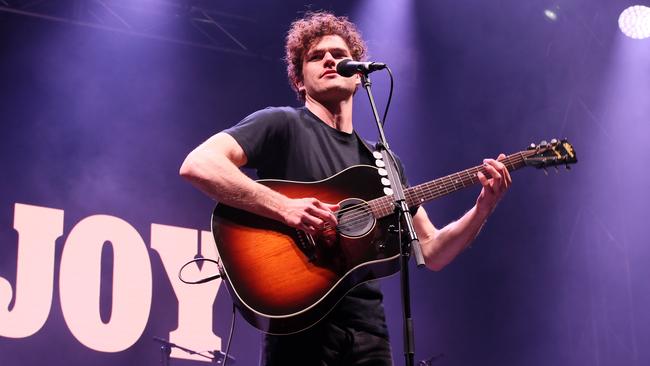 Vance Joy performs at the Triple J, One Night Stand, St Helens. Picture: Chris Kidd