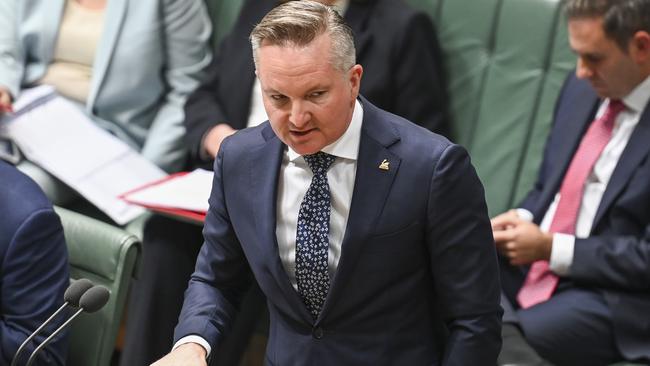 Climate Change and Energy Minister Chris Bowen is in the final stages of developing an electric vehicle strategy. Picture: NCA NewsWire/Martin Ollman.