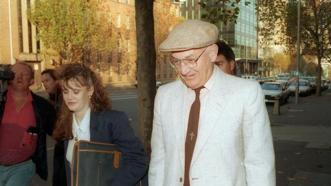 Risdale outside the Melbourne Magistrates Court.