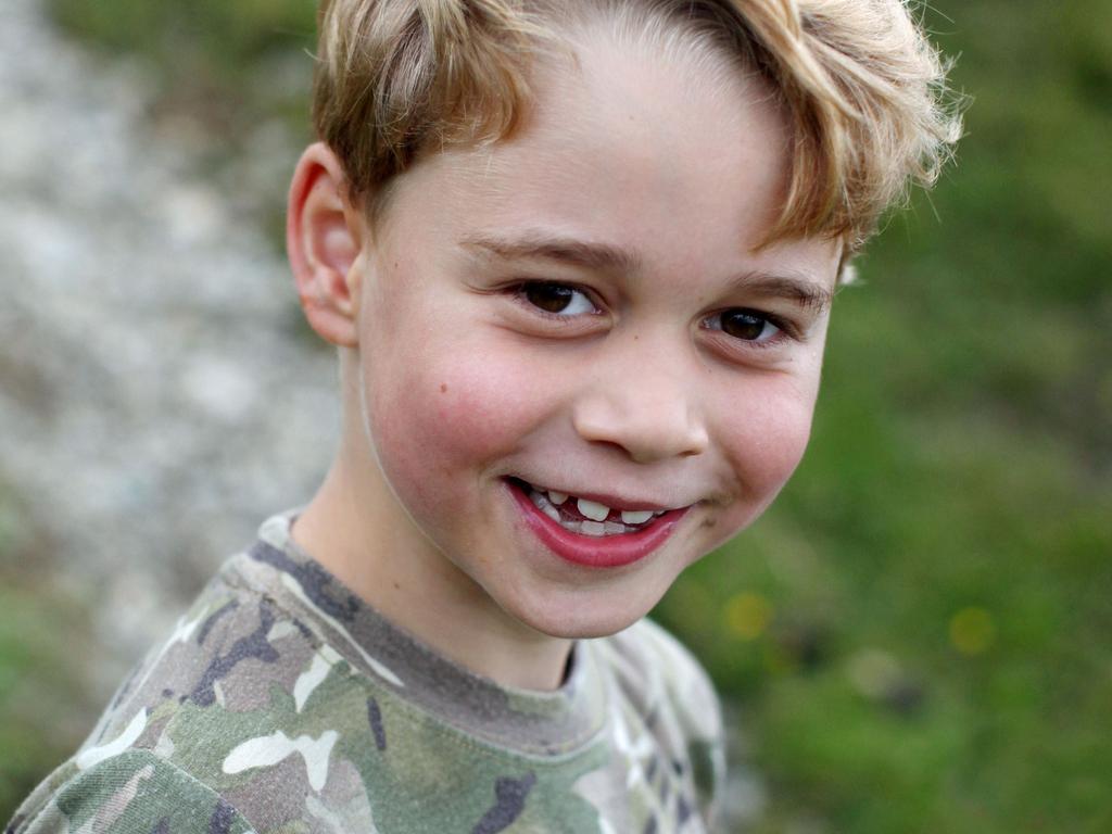 To mark the young Prince’s seventh birthday, the Palace has released some new photos of him, taken by his mother Catherine, Duchess of Cambridge. Picture: The Duchess of Cambridge/Kensington Palace/AFP