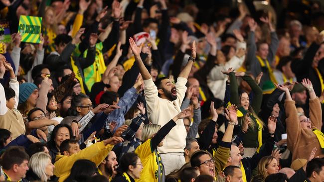 The Perth crowd did its best to lift the home side. (Photo by Paul Kane/Getty Images)