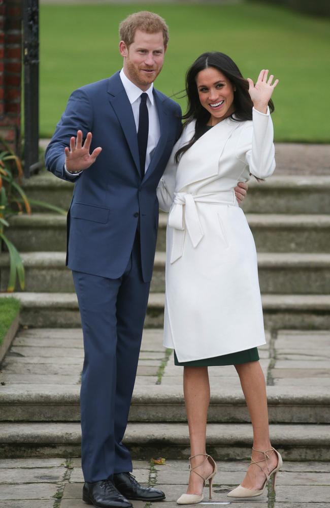 The couple announced their engagement in 2017. Picture: AFP