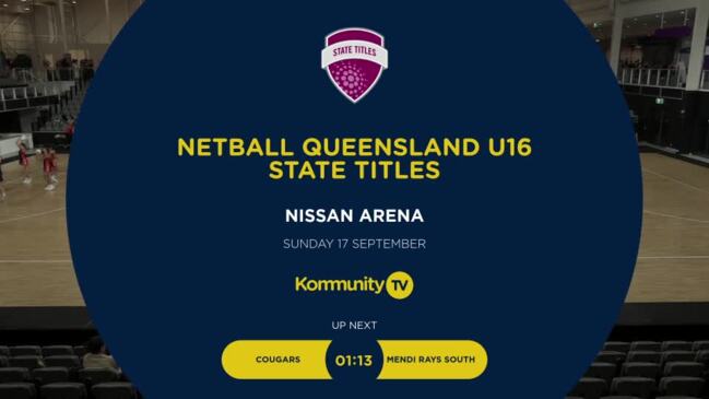 Replay: Netball Queensland U16/U18 State Titles Day 2 - ACU Brisbane North Cougars v Northern Mendi Rays South (U16)