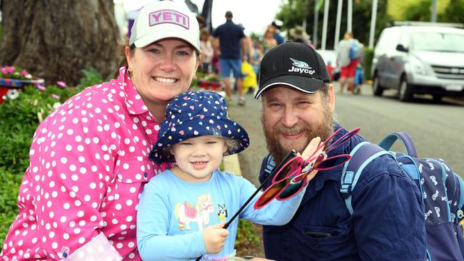 Trish, Emily and David Luckock. Heritage Bank Toowoomba Royal Show. Saturday March 26, 2022