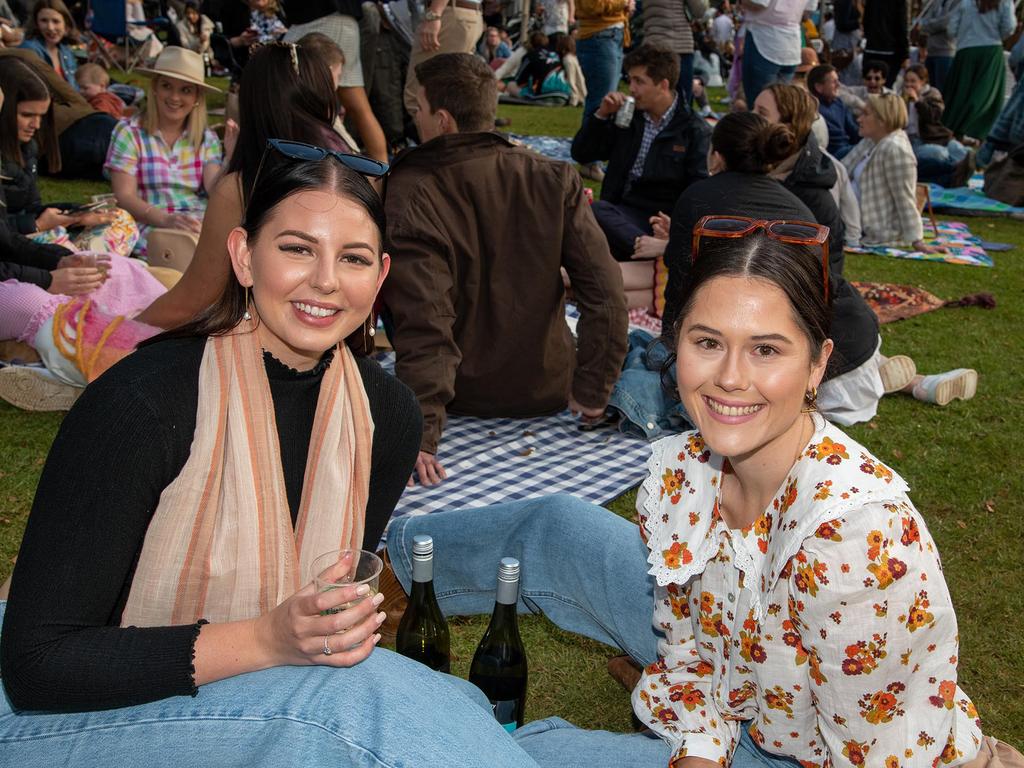 Tyler Gray and Brittany Kirk. Festival of Food and Wine, Queens Park, Toowoomba Carnival of Flowers. Saturday September 10, 2022 Picture: Bev Lacey