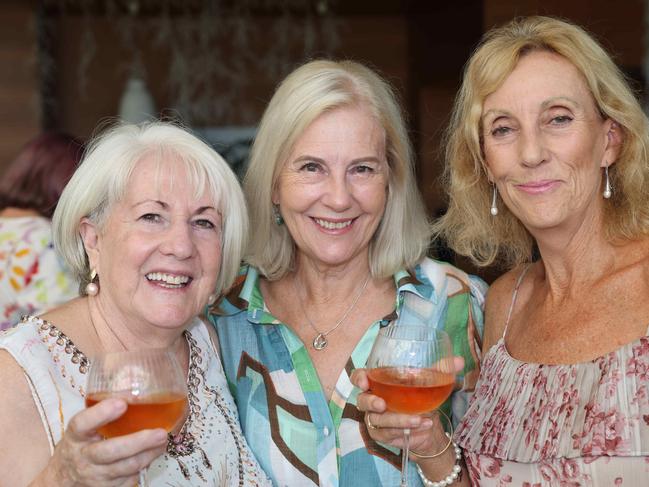 Jude Turner, Julie Killen and Annette Meanear at the Sip, Savour and Soiree Brunch at Sheraton Grand Mirage Gold Coast for Gold Coast at Large. Picture, Portia Large.