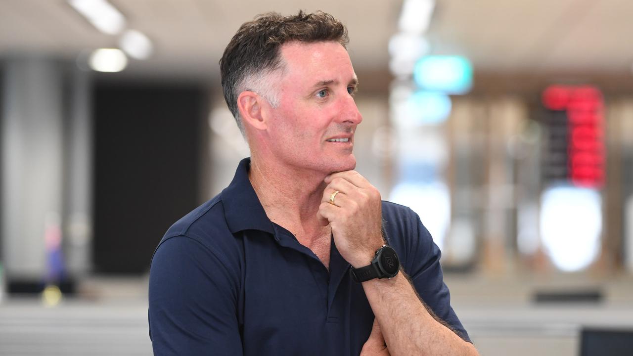 Michael Hussey is in isolation in India after testing positive to COVID-19. Picture: Tricia Watkinson