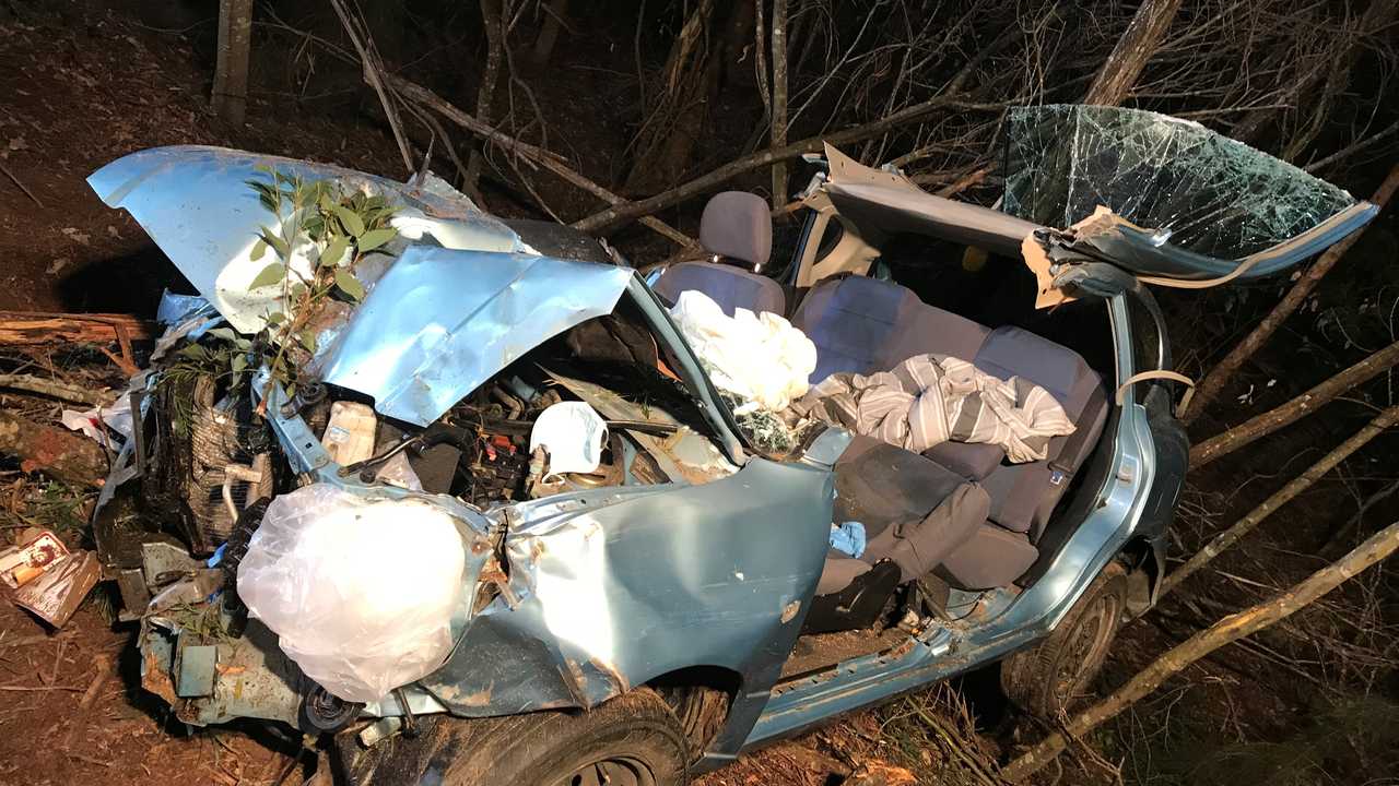 CRASH: Two people injured in crash on New England Highway. Picture: Contributed