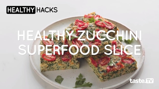 Healthy Zucchini Superfood Slice