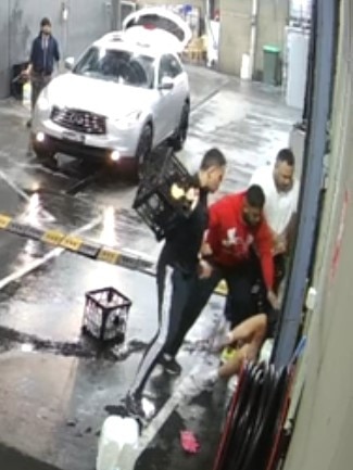 CCTV captured the whole incident.