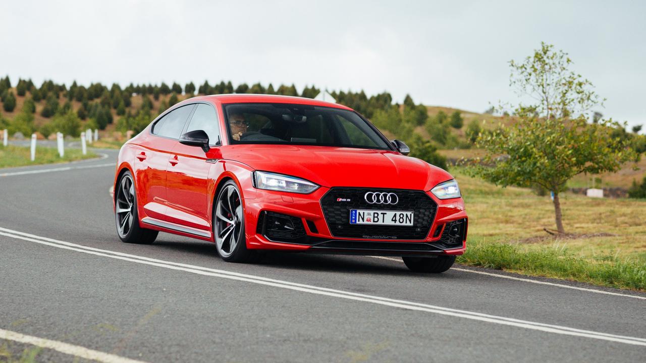 The Audi RS5 has a cracking six-cylinder engine.