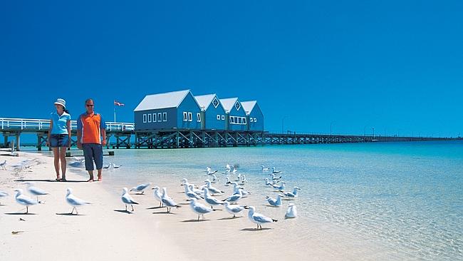 Busselton, less that three hours south of Perth, is home to Australia’s favourite place to stay on holiday. Picture: Tourism Western Australia