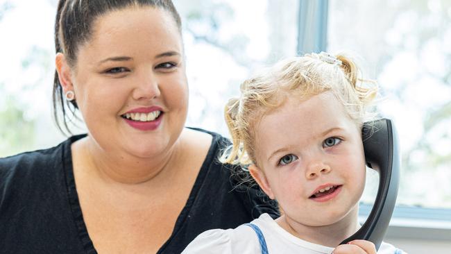 Ashleigh Bender with her daughter Lola. Picture: Supplied