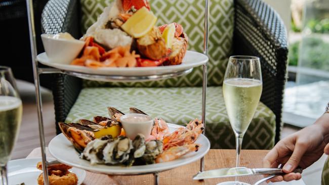 Citrique seafood tower at Surfers Paradise Marriott Resort &amp; Spa.