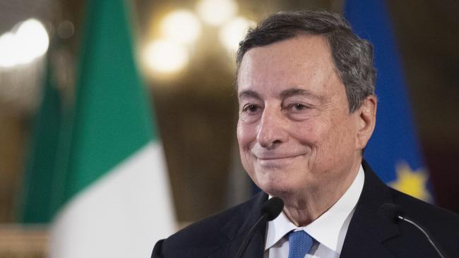 Former head of the ECB Mario Draghi is set to lead Italy. Picture: AFP