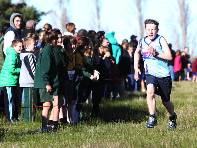 The Tasmanian Primary All Schools Cross Country at Symmons Plains.