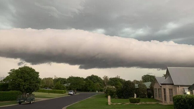 Wild storms lashed Goondiwindi across the weekend. Picture: Mandy Ambrose