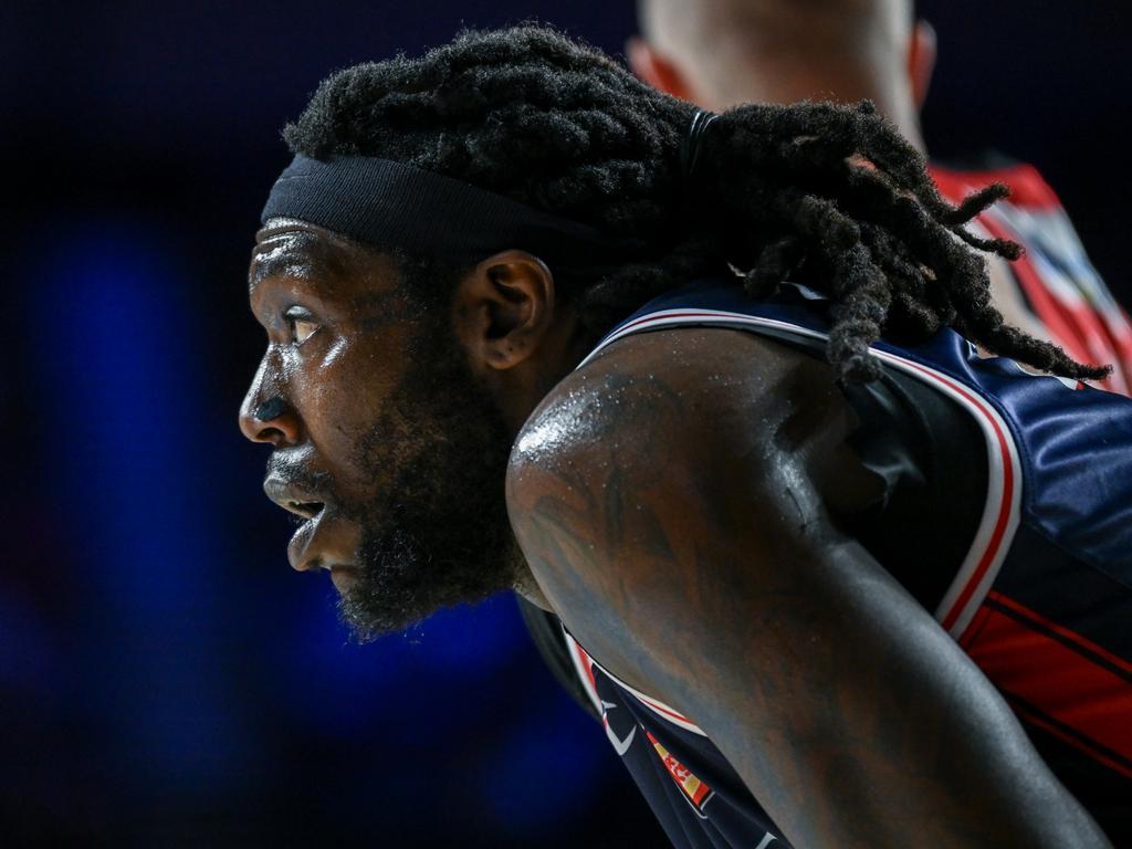 Montrezl Harrell hit back at the NBL and commentator Damon Lowery. Picture: Getty Images