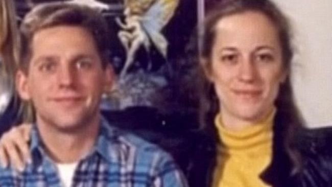 Undated picture of Scientology leader David Miscavige and wife Shelly from father Ron’s family album. Picture: Supplied