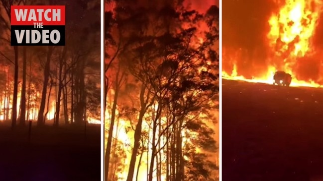 Fire 'crowning' in NSW during 2019 bushfires