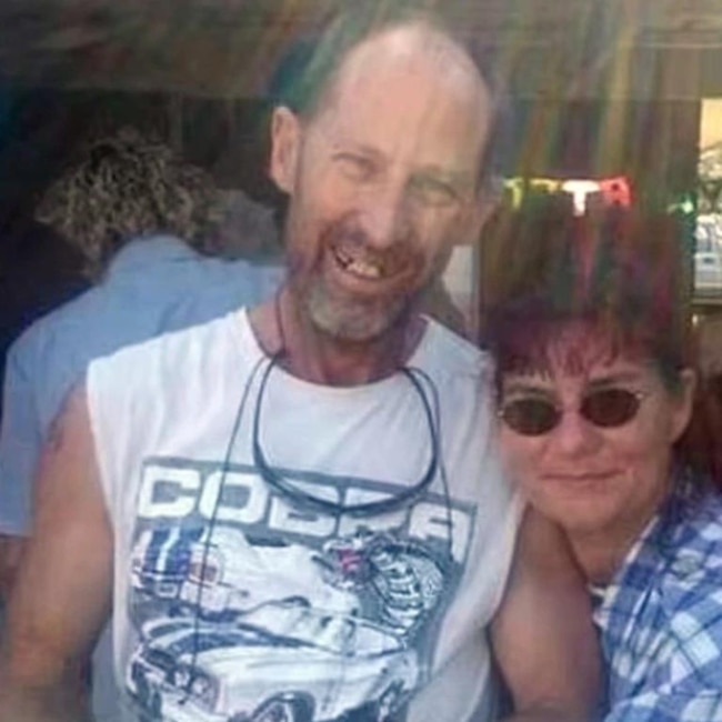 Neighbour Alan Dare (pictured with his wife) was also shot dead on the property.