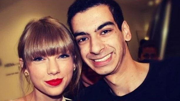 Beau Lamarre with Taylor Swift. He was obsessed with celebrities.