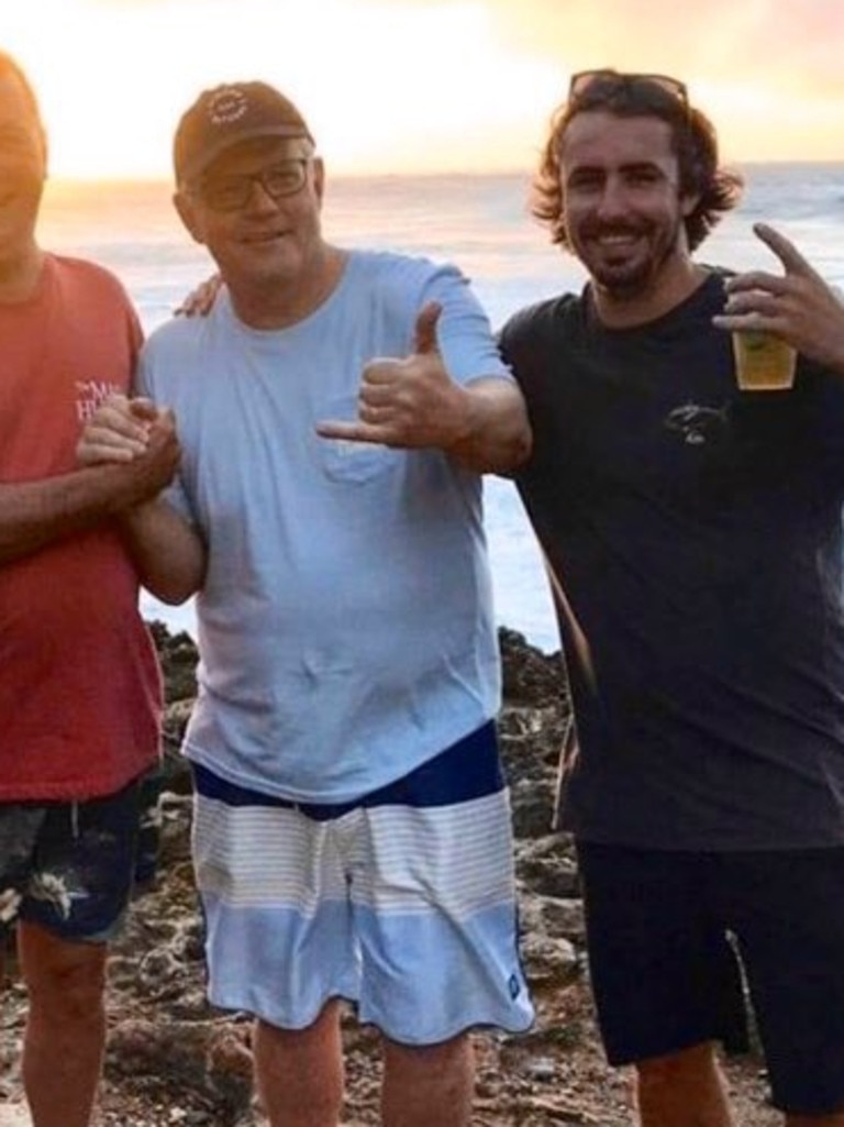 Scott Morrison was spotted by Aussies also on holiday in Hawaii.